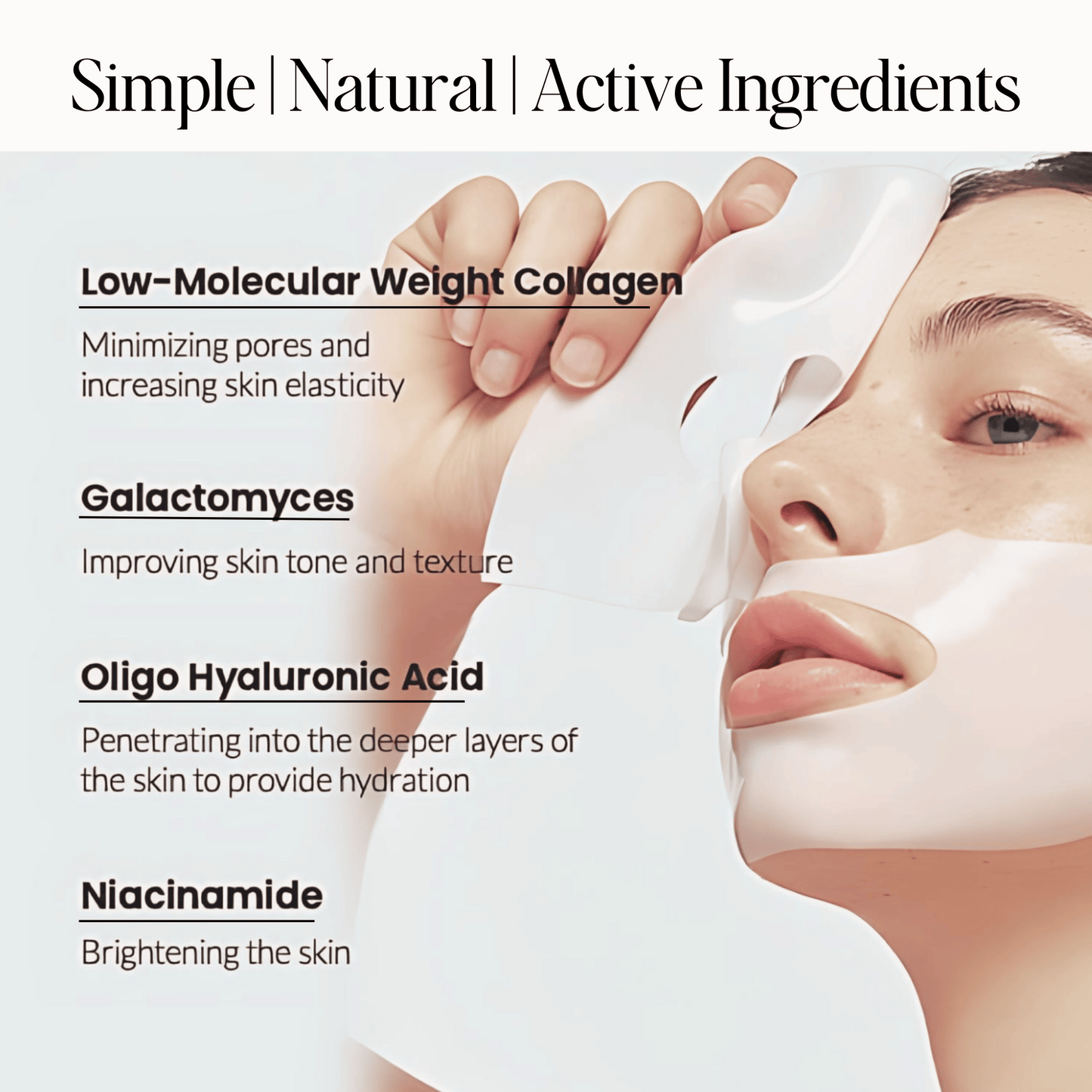 Hydrogel-Collagen Mask